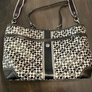 Coach Leather Diaper Bag